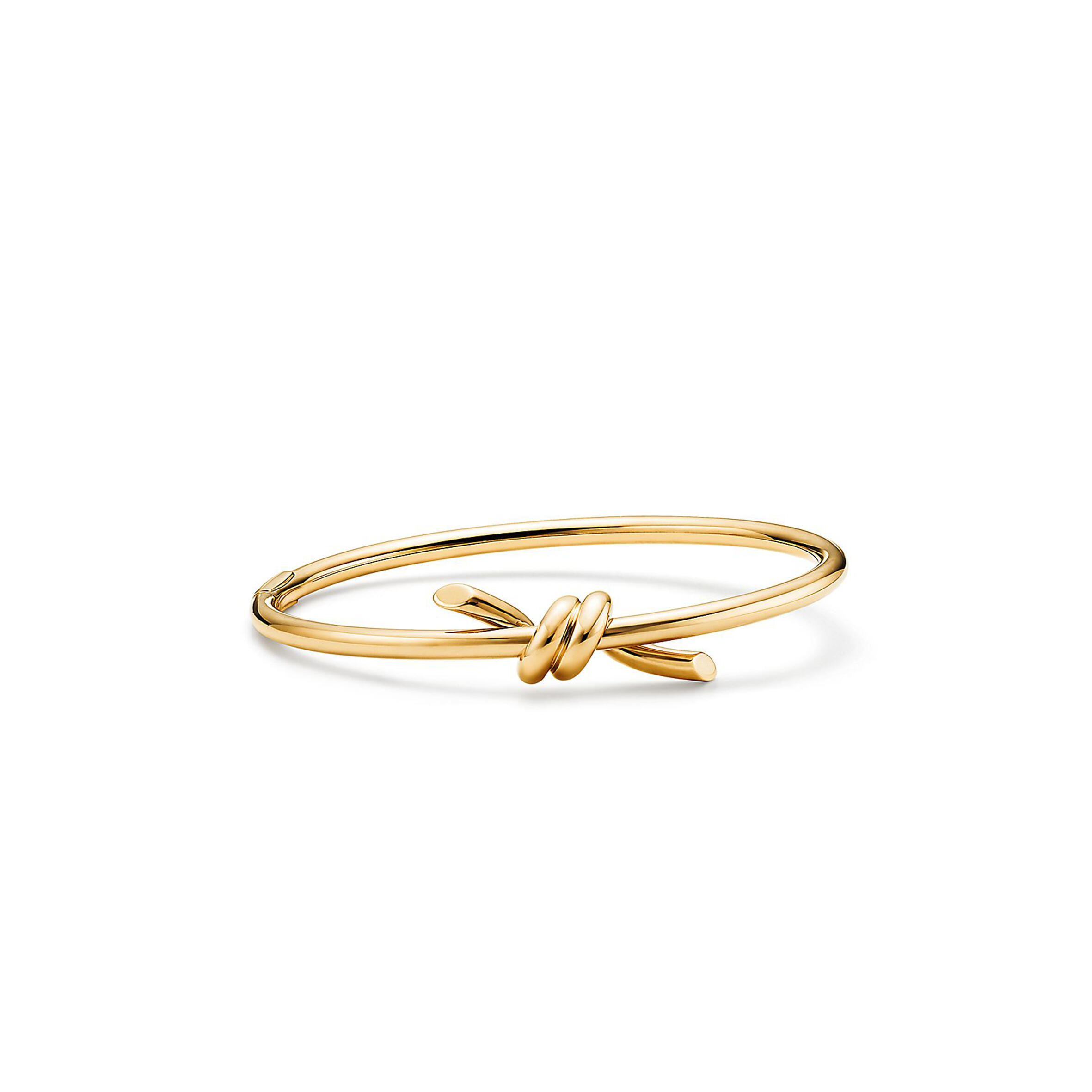 TIFFANY WIRE BANGLE IN YELLOW GOLD 70414961
